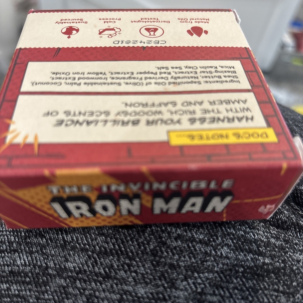 NEW Dr. Squatch Stark Cleanse IRON  MAN Limited Edition Soap Marvel Avengers - Picture 3 of 7